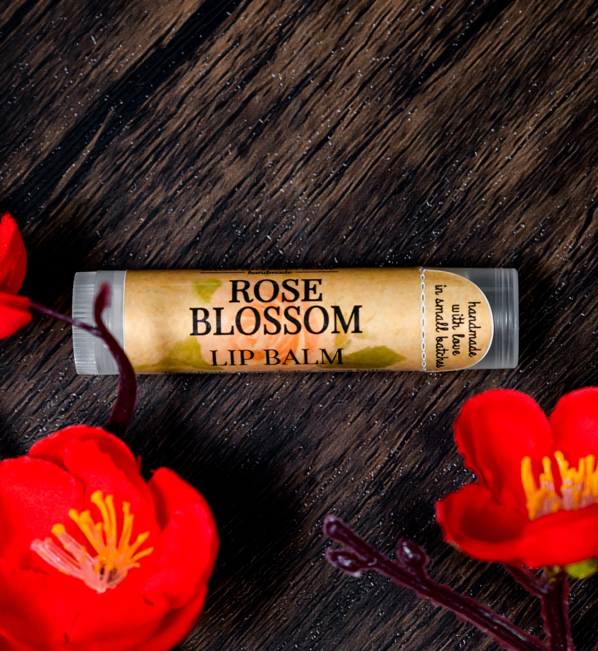 Lip Balm - Rose Blossom | Made with Cocoa and Mango Butter