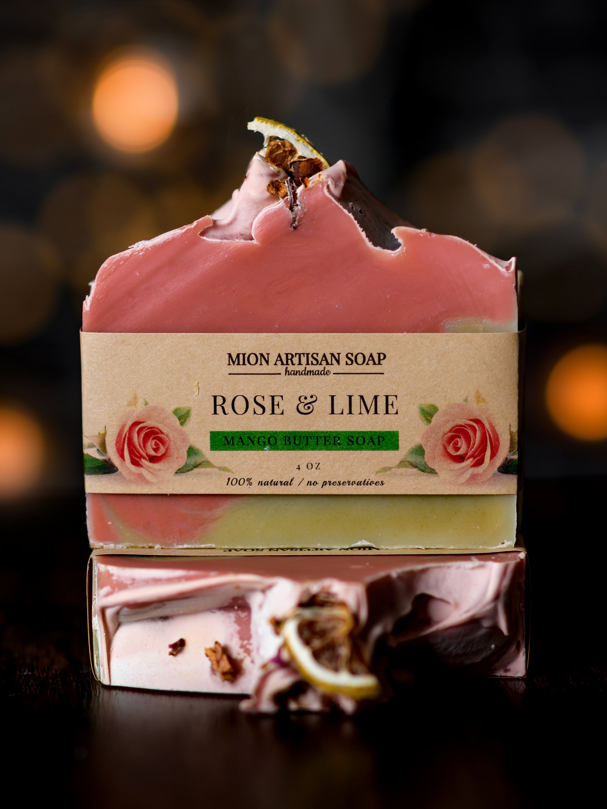 Rose & Lime | Mango Butter Soap
