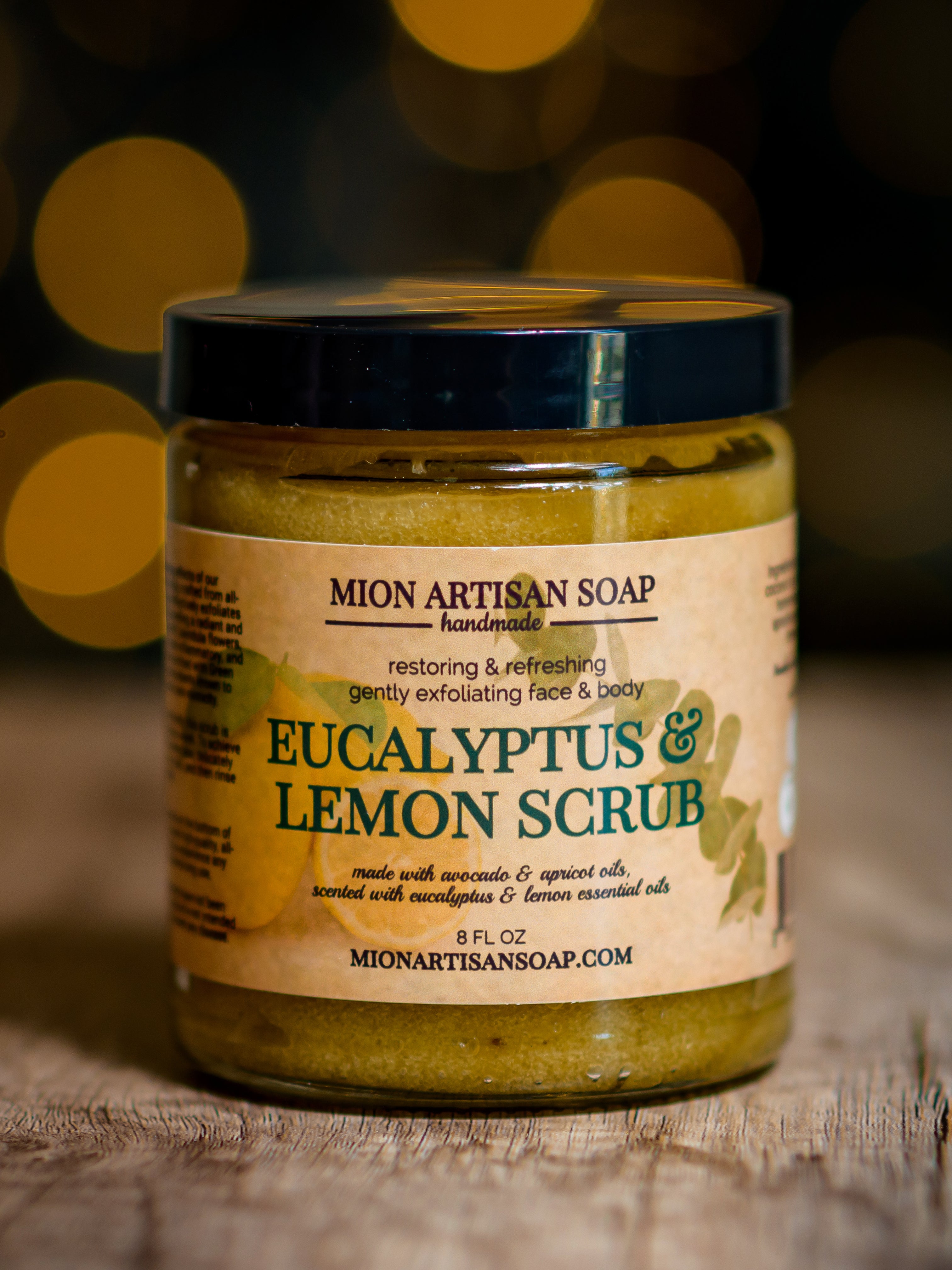 Eucalyptus and Lemon Sugar Scrub | Gentle