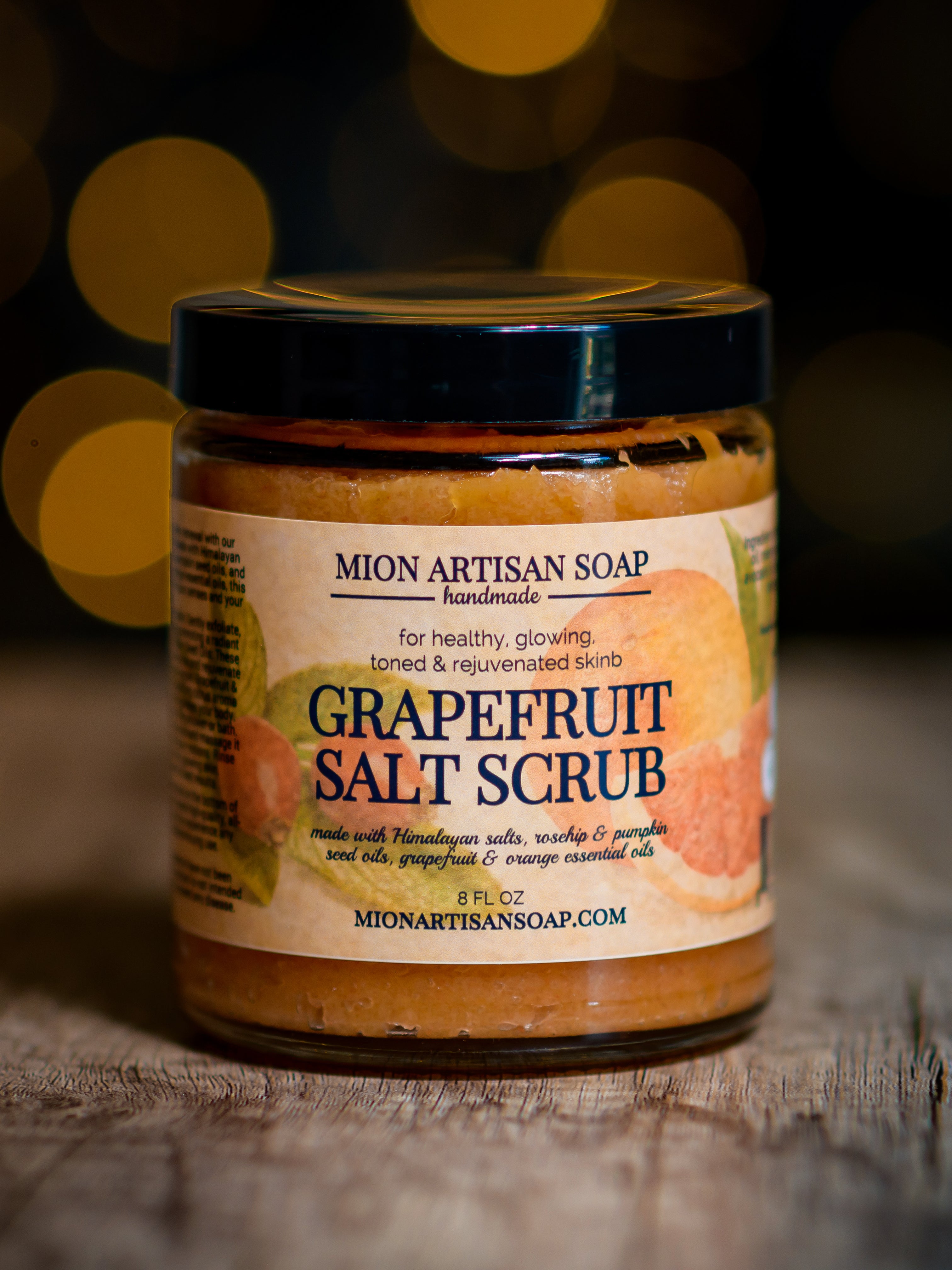 Himalayan Salt Grapefruit Scrub | Coarse