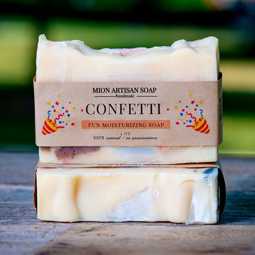 Confetti Soap | Made from Remaining Soap Ends