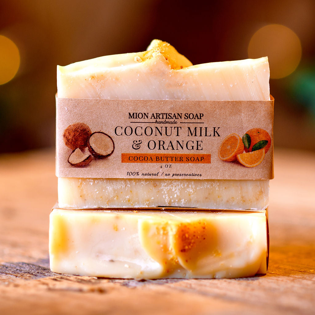 Coconut Milk and Orange  Avocado Butter Soap – MION Artisan Soap Co.