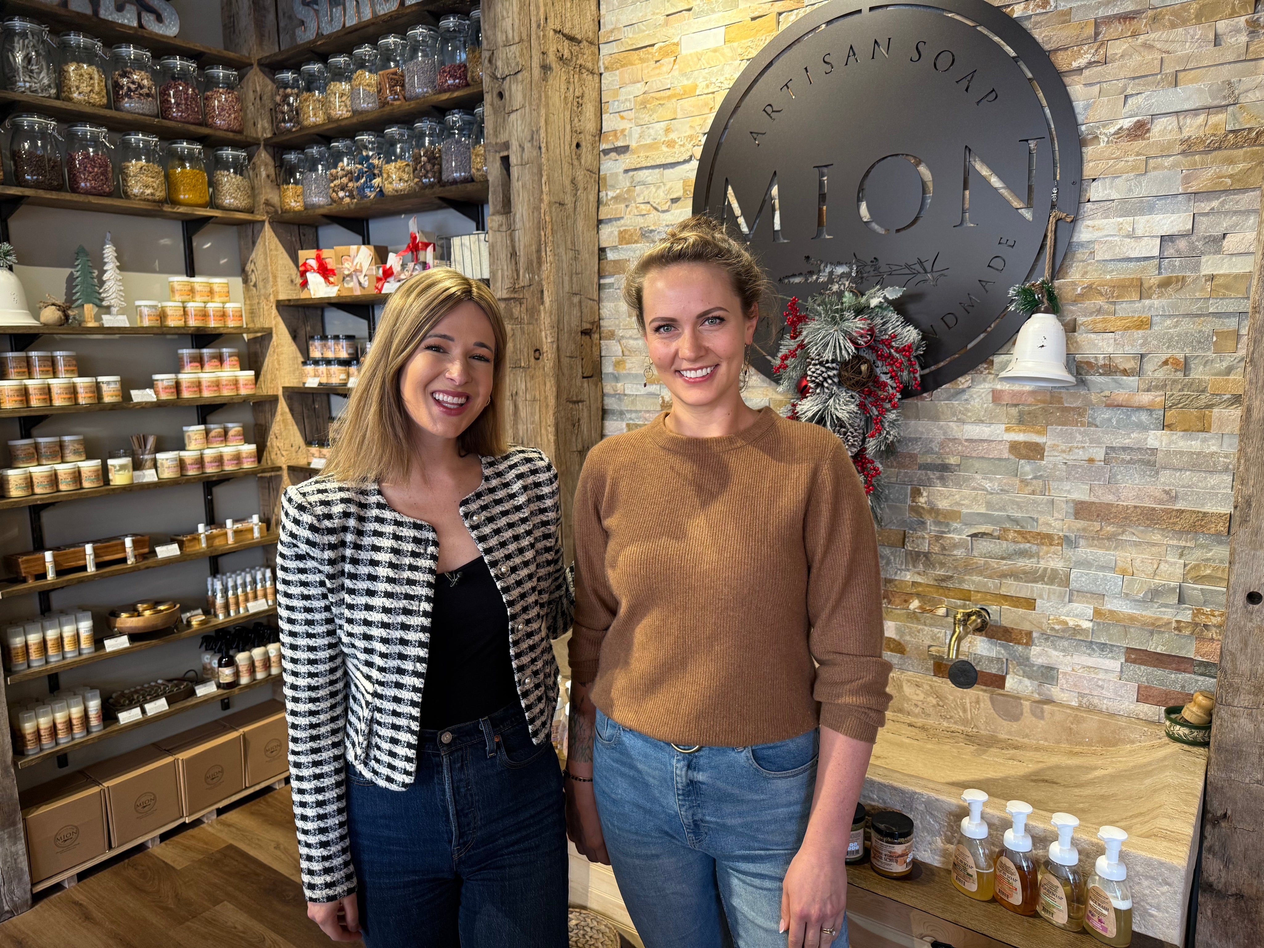A Special Visit from CBS Chicago at MION Artisan Soap