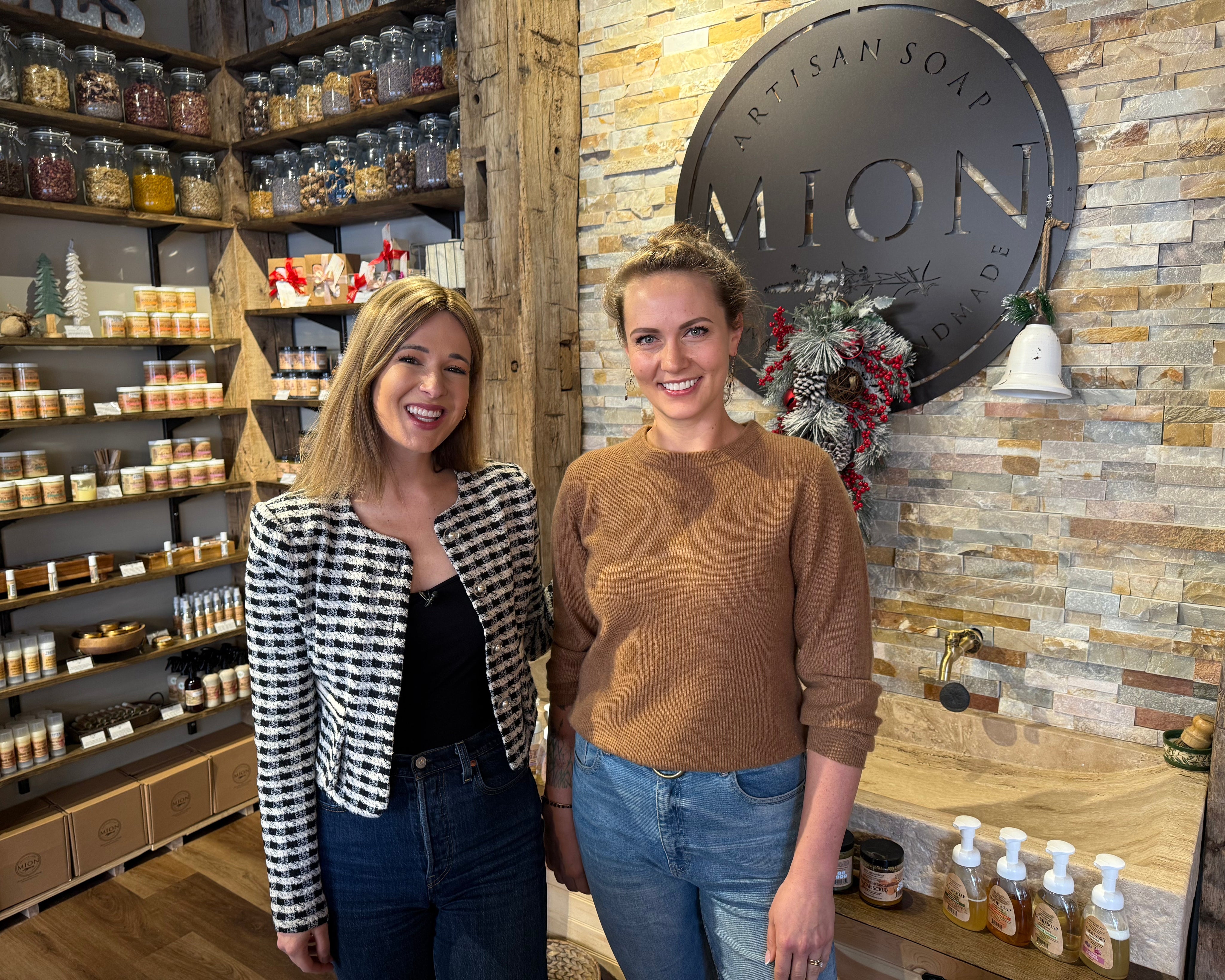 A Special Visit from CBS Chicago at MION Artisan Soap