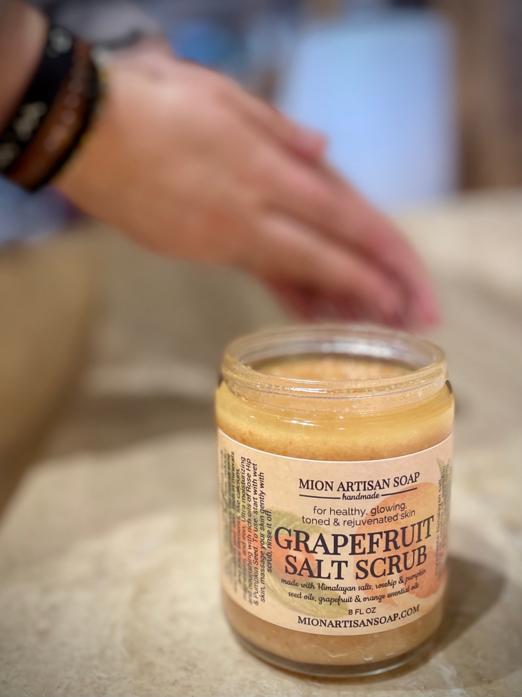 Himalayan Salt Grapefruit Scrub | Coarse