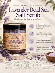 Lavender Dead Sea Salt Scrub | Medium