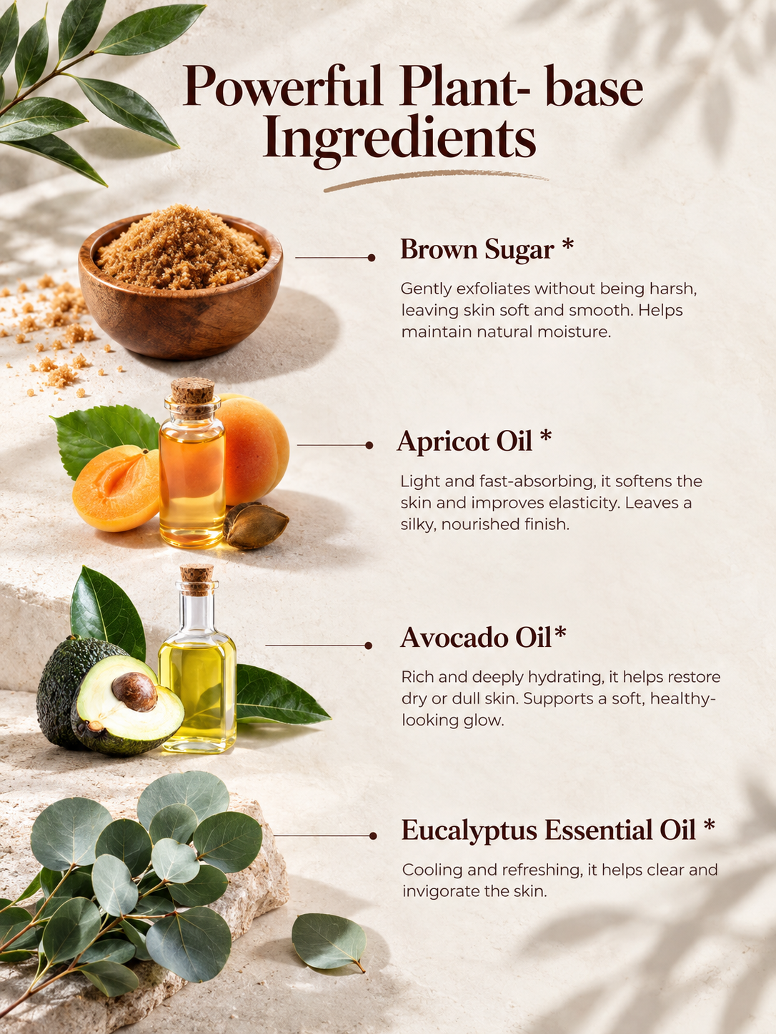 Eucalyptus and Lemon Sugar Scrub | Gentle