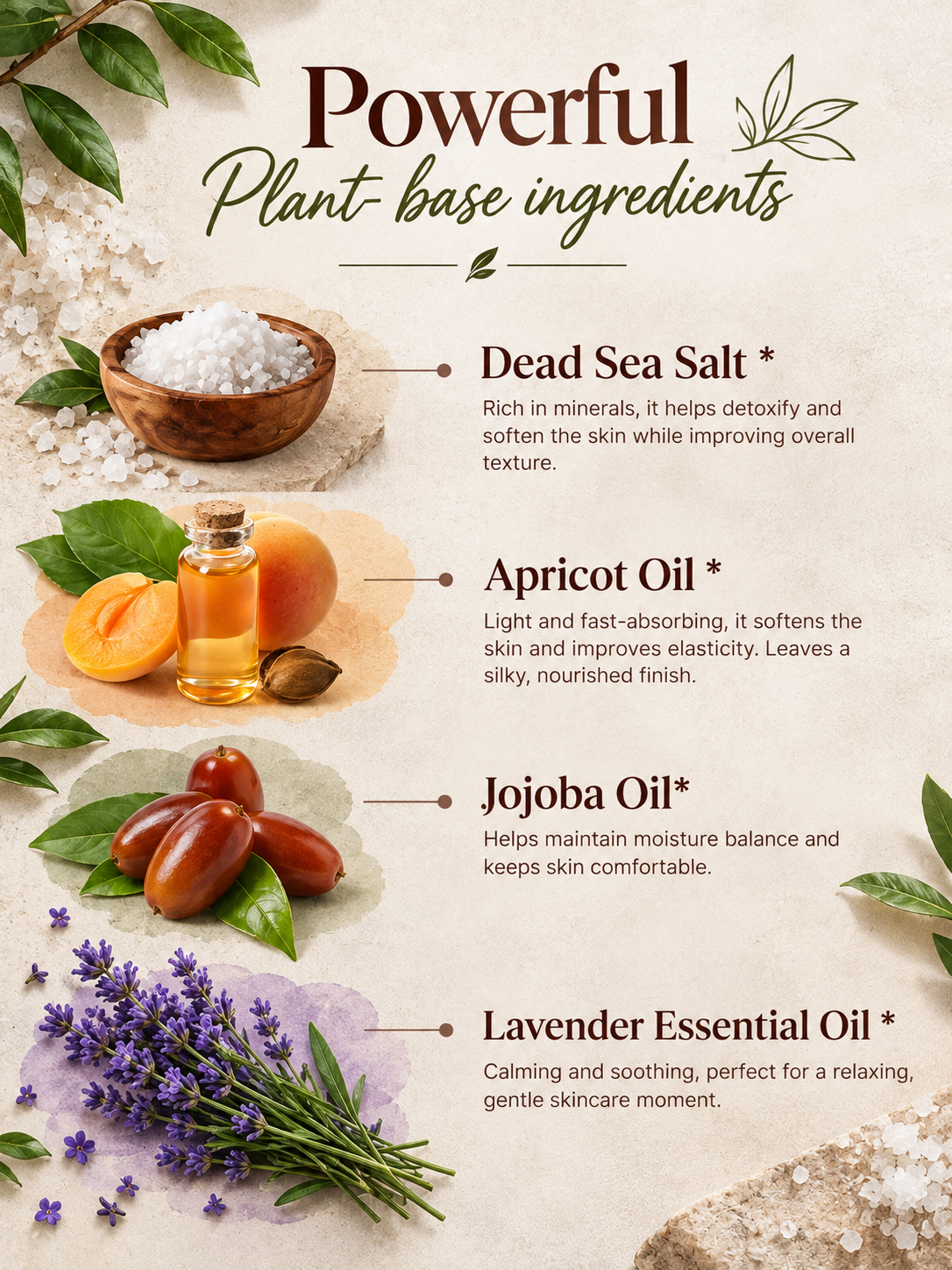 Lavender Dead Sea Salt Scrub | Medium