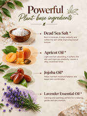 Lavender Dead Sea Salt Scrub | Medium