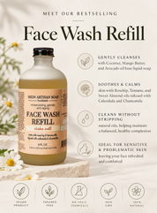 Face Wash Refill | with Rose Hip and Tamanu Oils