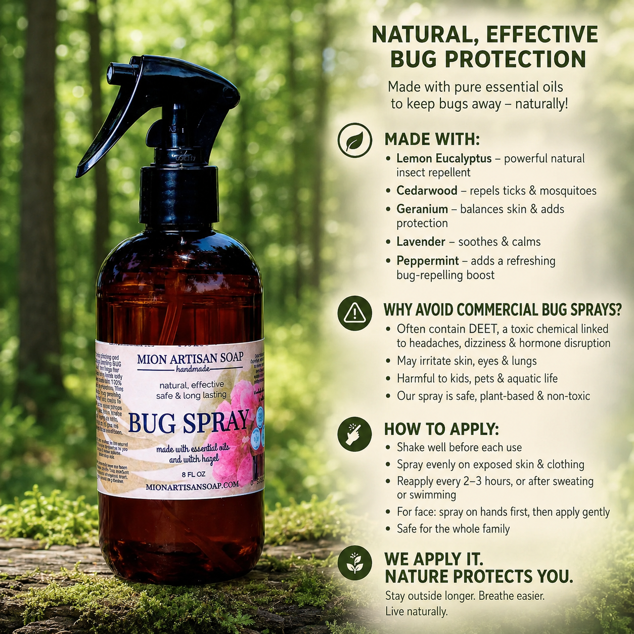 essential oil bug spray for garden Bug Spray | Made With Essential Oils