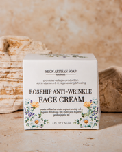 Rosehip Anti-Wrinkle Face Cream | Light Texture | Rich in Vitamins A & C
