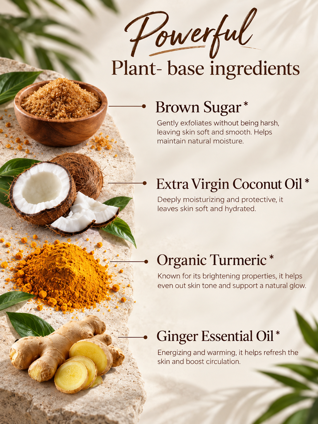 Turmeric & Ginger Sugar Scrub | Gentle