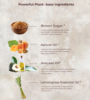 Lemongrass Spirulina Sugar Scrub | Medium