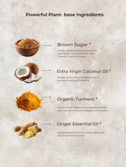 Turmeric & Ginger Sugar Scrub | Gentle