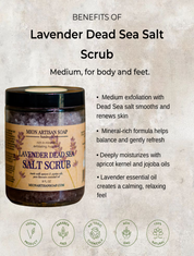 Lavender Dead Sea Salt Scrub | Medium