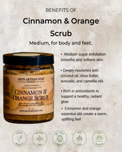 Cinnamon and Orange Sugar Scrub | Medium