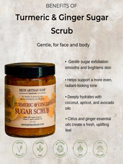 Turmeric & Ginger Sugar Scrub | Gentle