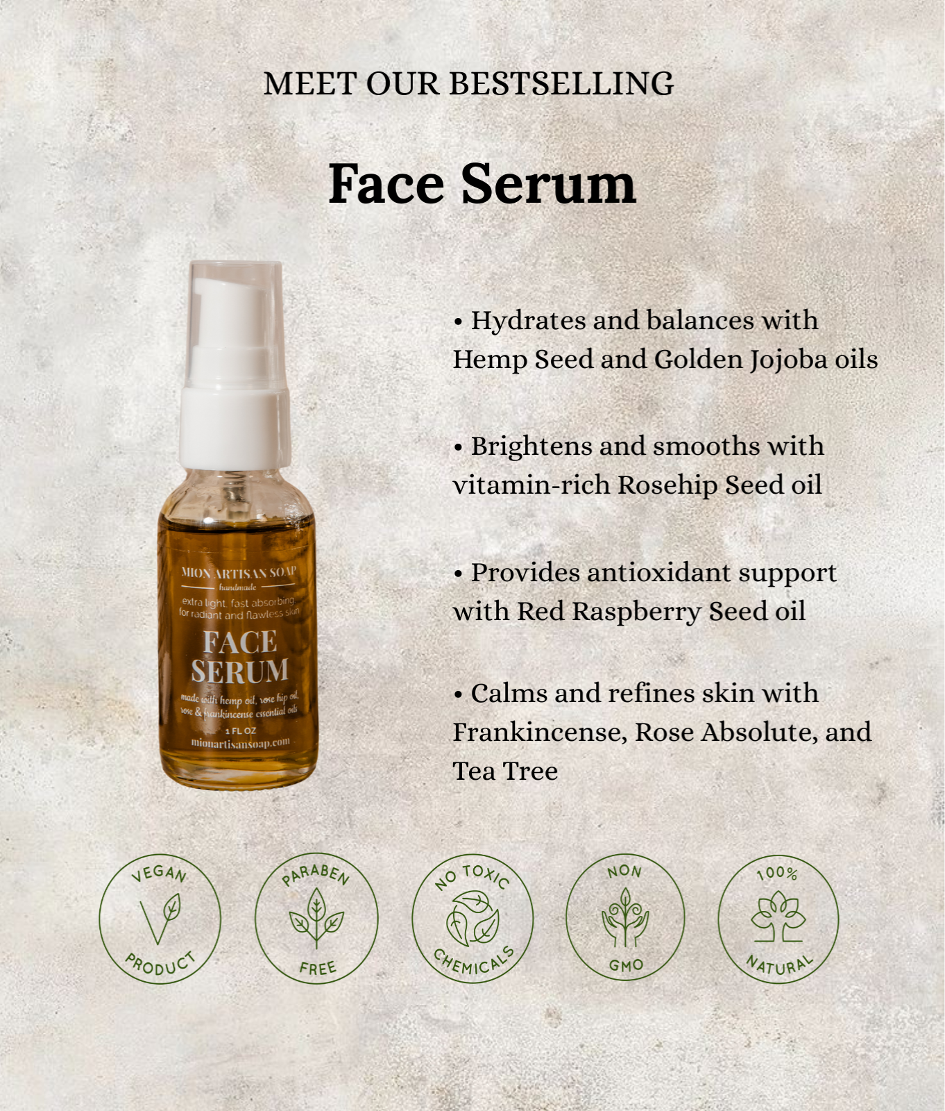 Face Serum | Promotes Collagen Production | Evens Out Skin Tone Face Serum | Promotes Collagen Production | Evens Out Skin Tone
