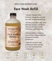 Face Wash Refill | with Rose Hip and Tamanu Oils