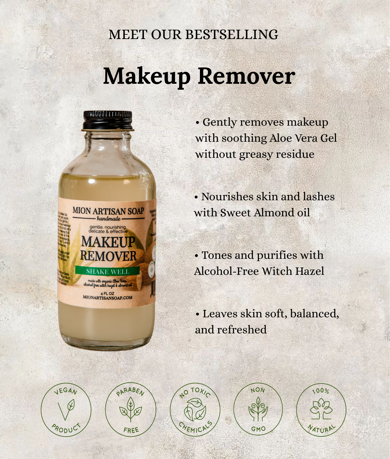 Makeup Remover | Nourishing, Delicate (without greasy residue)