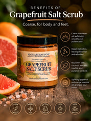 Himalayan Salt Grapefruit Scrub | Coarse