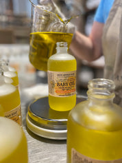 Calendula and Chamomile Baby Oil | Unscented| Light and Nourishing