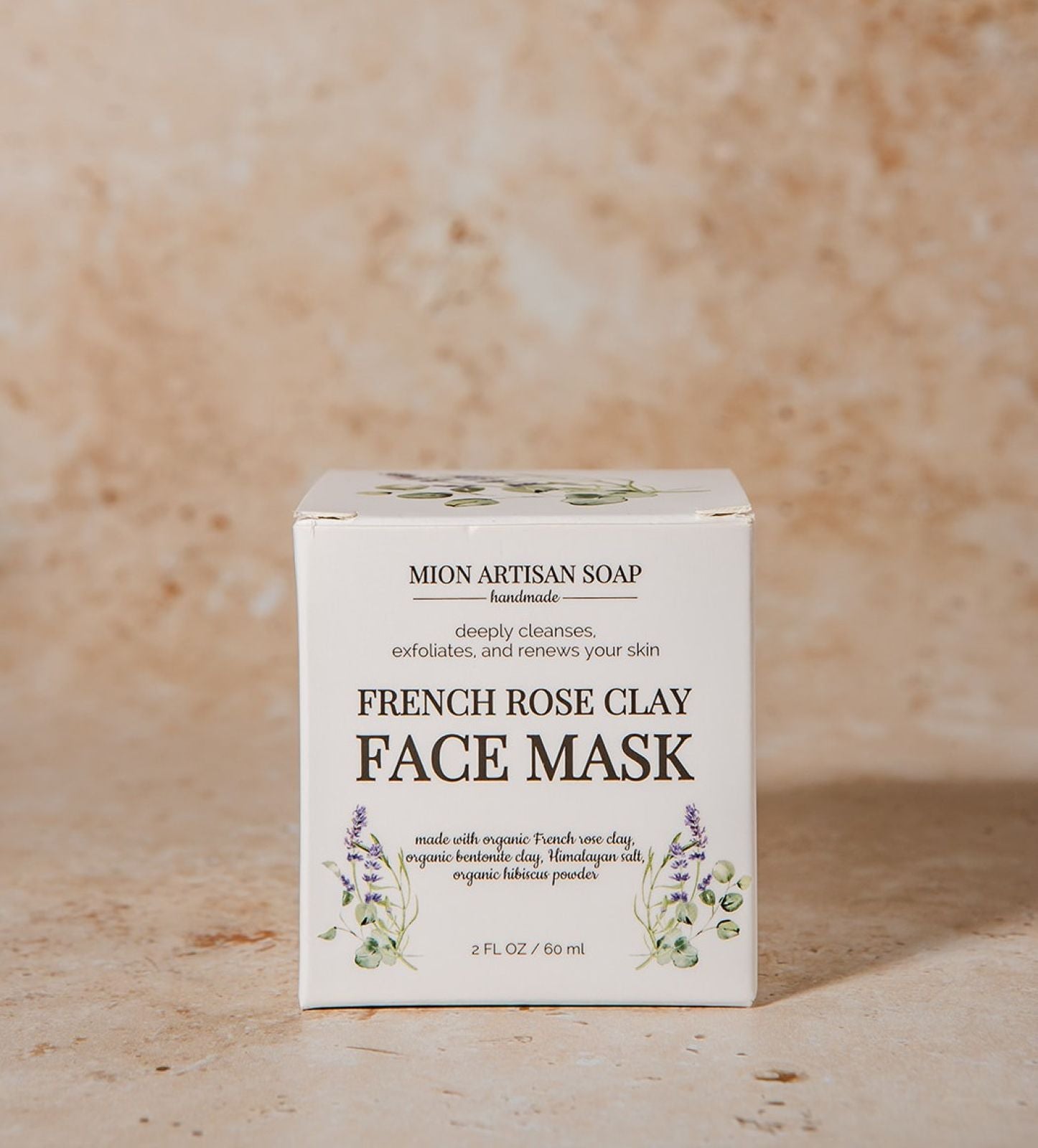 French Rose Clay Face Mask | Tone, Clear, and Detox