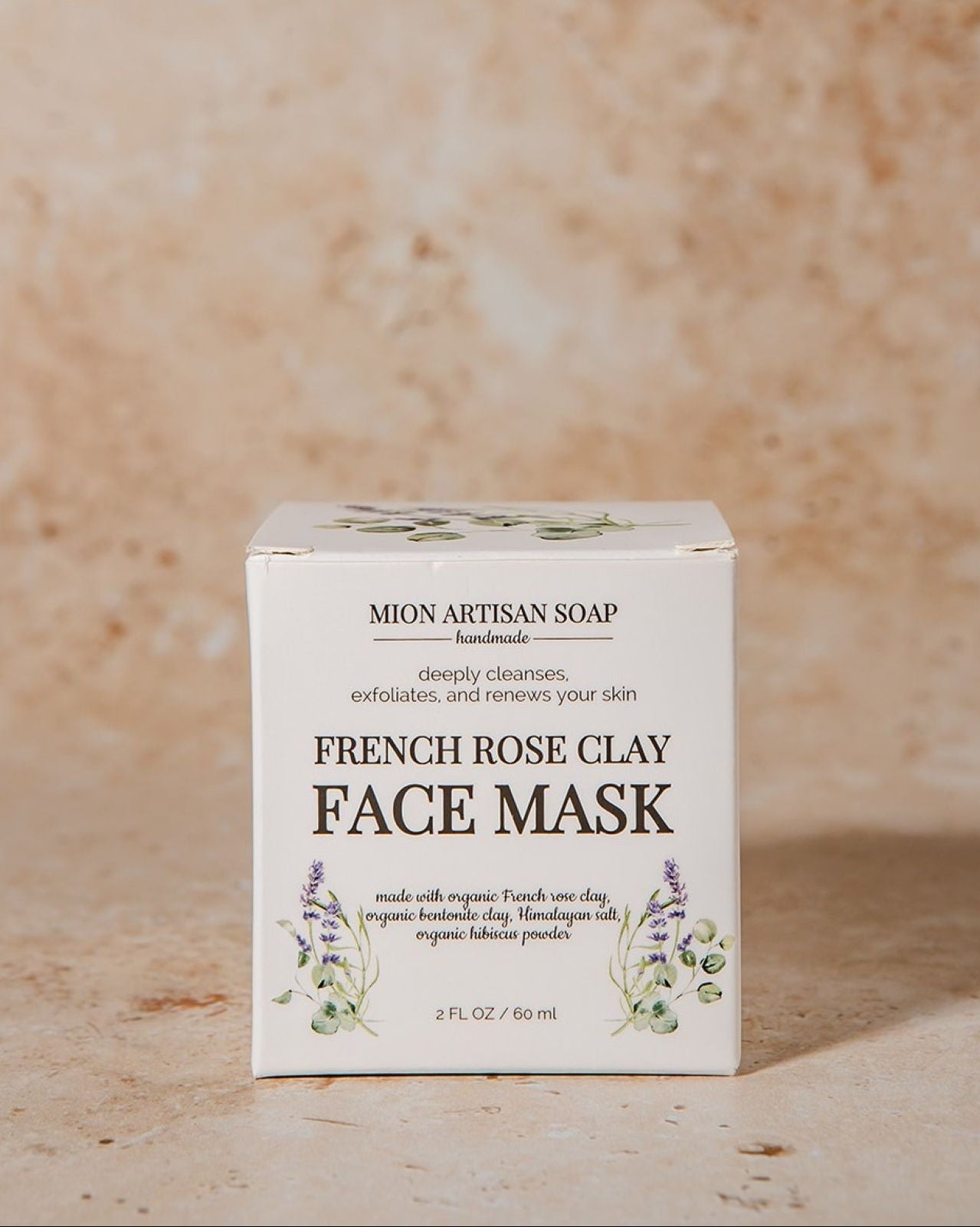 French Rose Clay Face Mask | Tone, Clear, and Detox