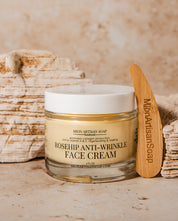 Rosehip Anti-Wrinkle Face Cream | Light Texture | Rich in Vitamins A & C
