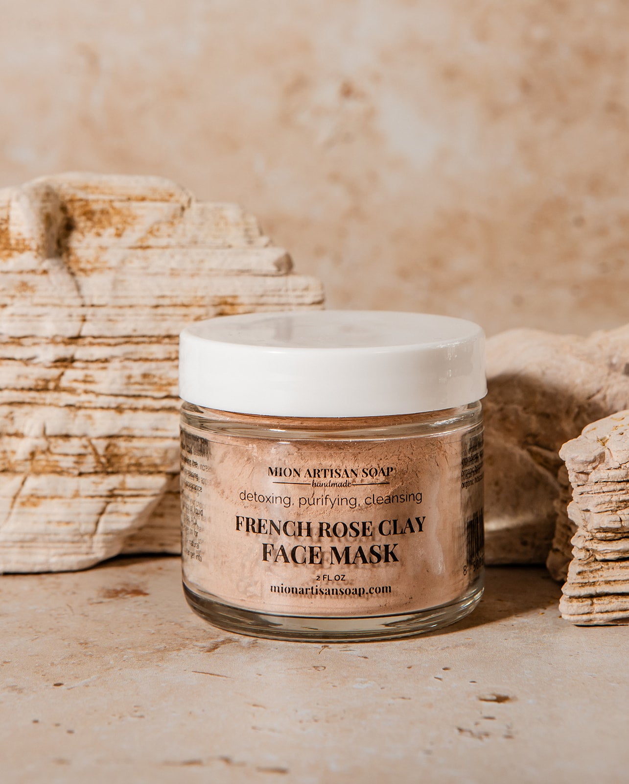 French Rose Clay Face Mask | Tone, Clear, and Detox