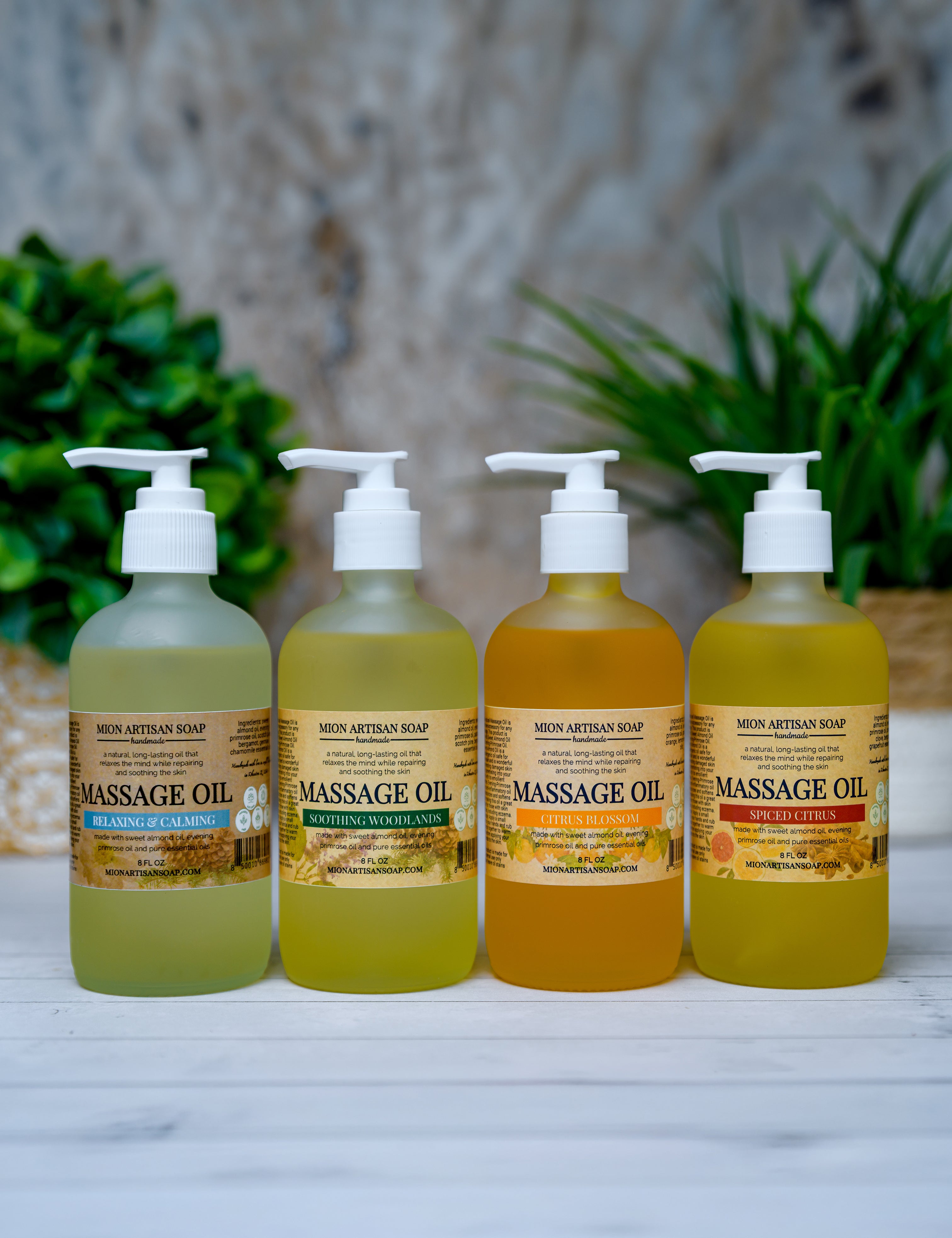 Massage Oils | 4 Scents Massage Oils | 4 Scents