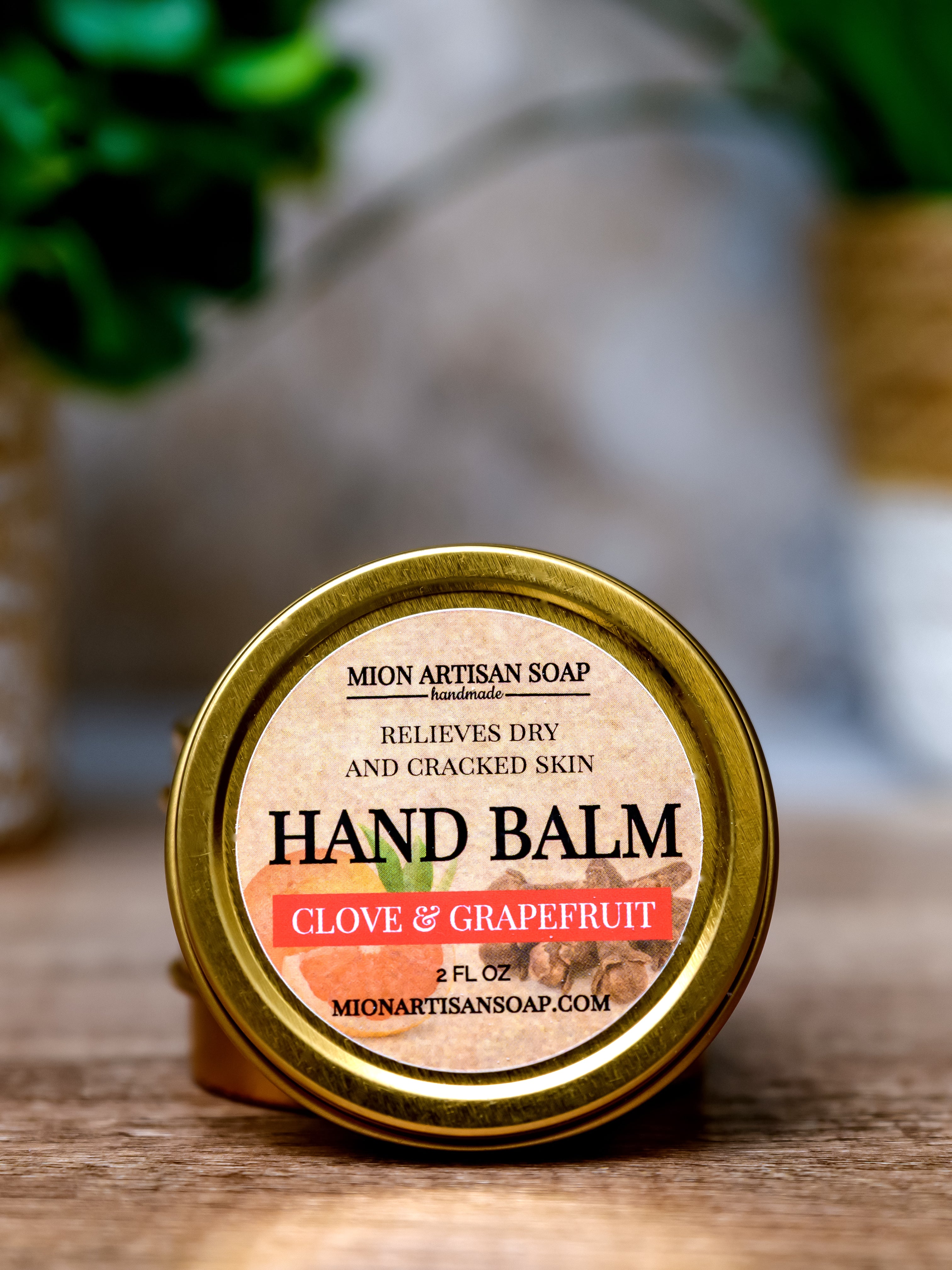 Clove and Grapefruit Hand Balm | Not Greasy, Antibacterial, Moisture-Locking