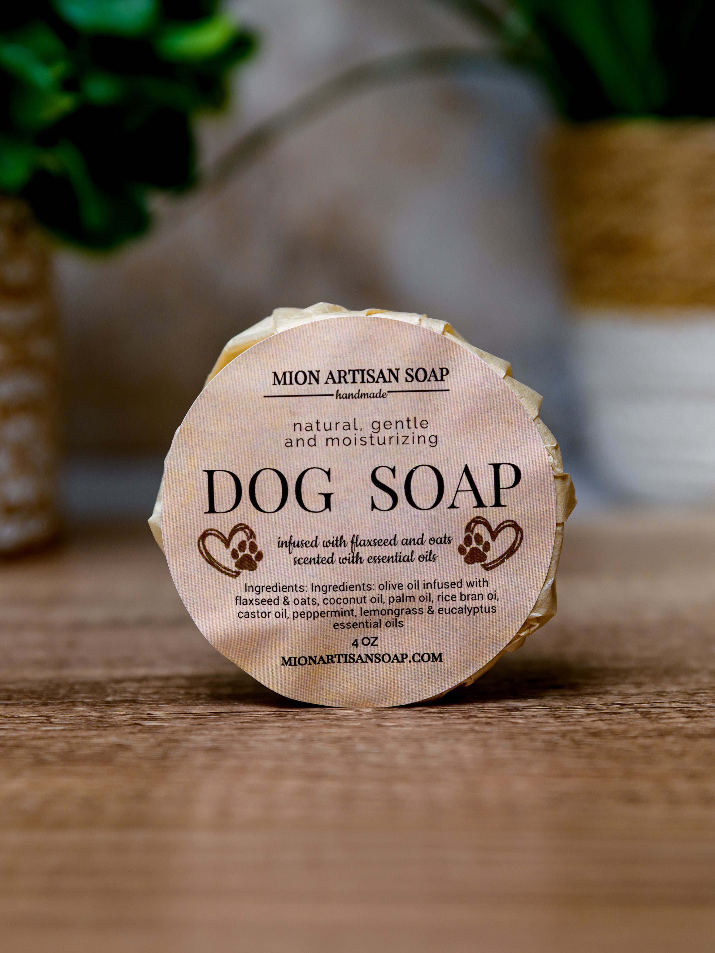 Dog Soap | Infused With Flaxseeds and Oats – MION Artisan Soap Co.