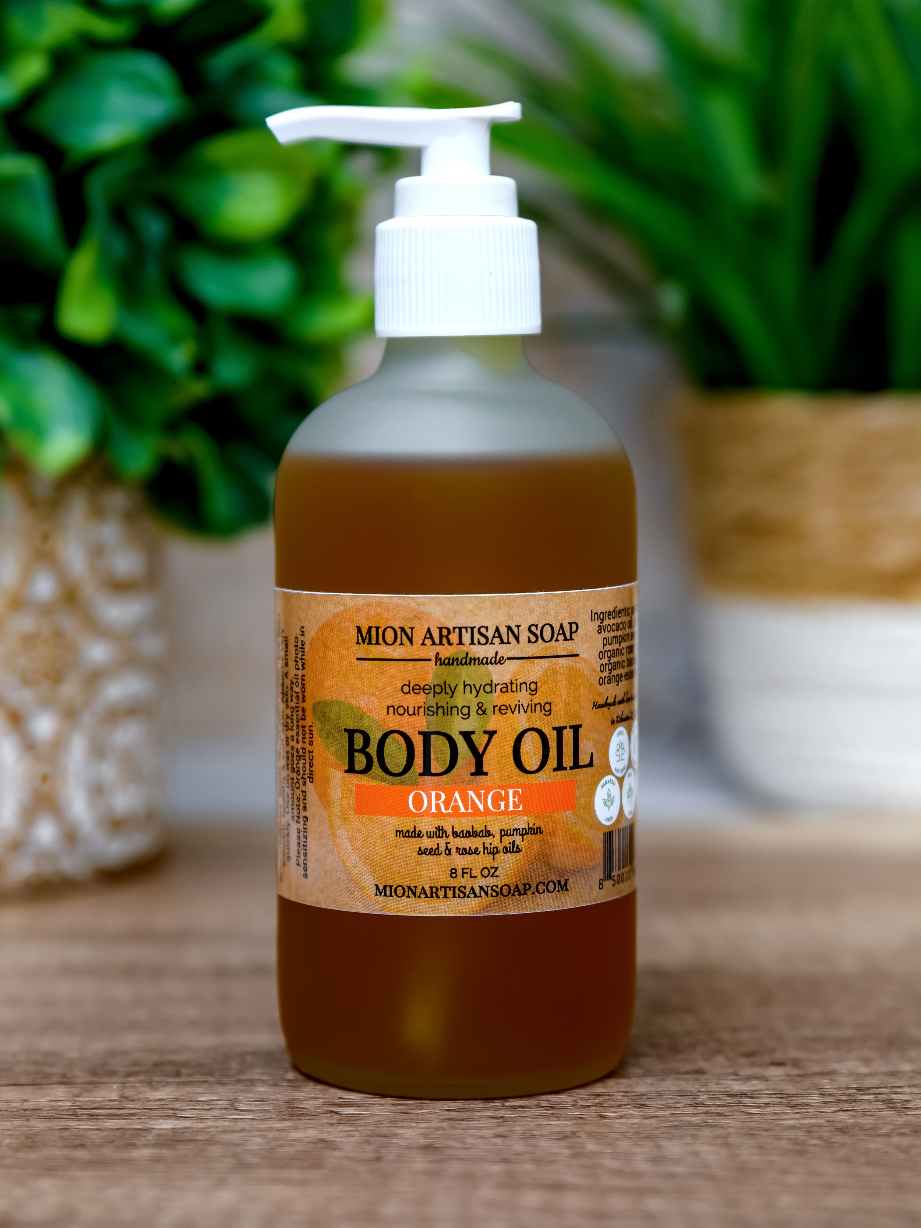 Orange Body Oil | Rich In Vitamins A, D, and E – MION Artisan Soap Co.