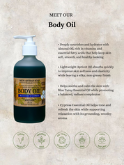 Body Oil - Blue Tansy & Cypress | Helps to Reduce Inflammation and Promote Relaxation