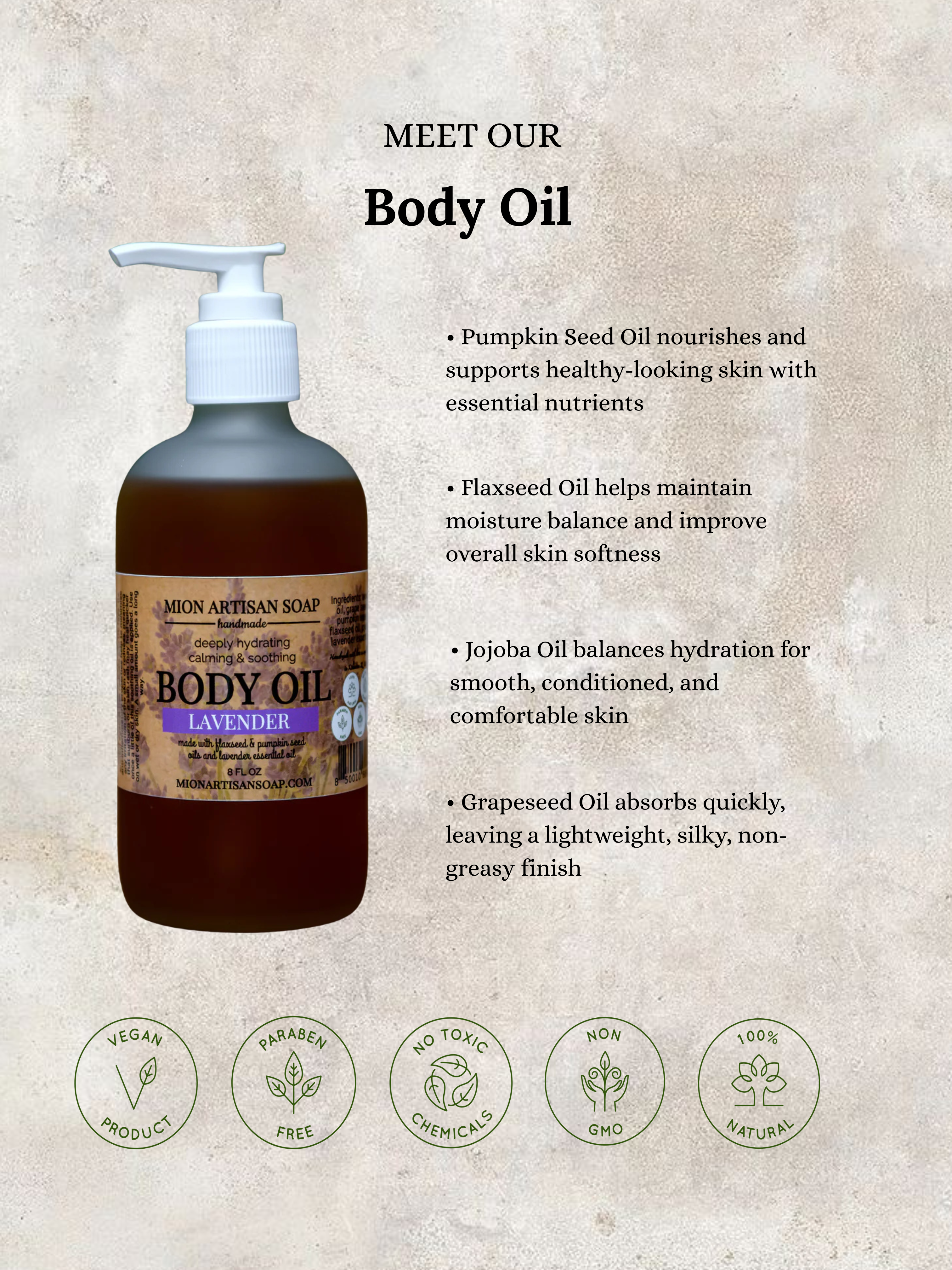 Lavender Body Oil | Packed With Antioxidants