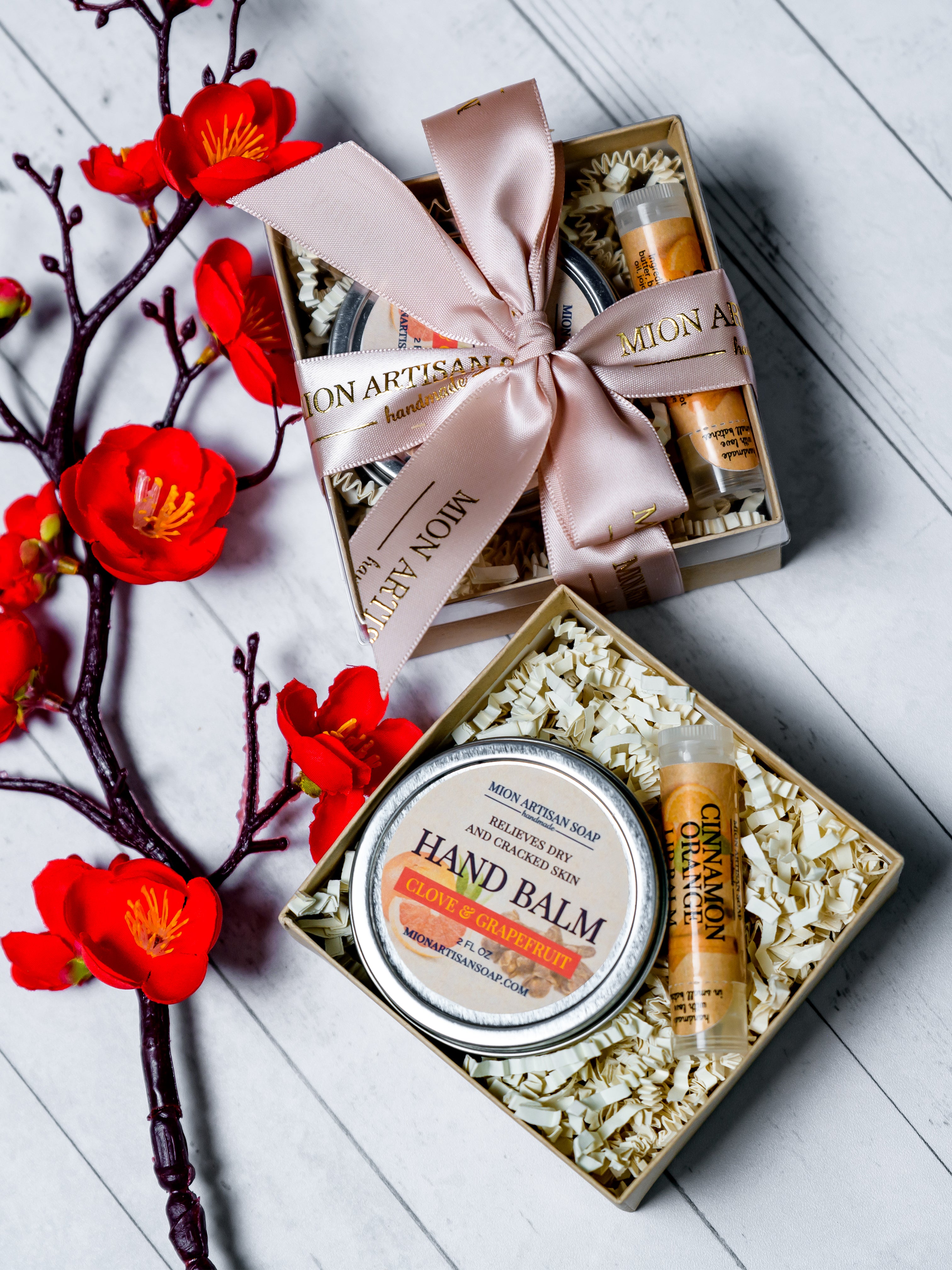 【新品】Vim Beauty ☆ Happy Holidays Set Holiday Gift Set | Hand and Lip Balm Set – MION Artisan Soap Co.
