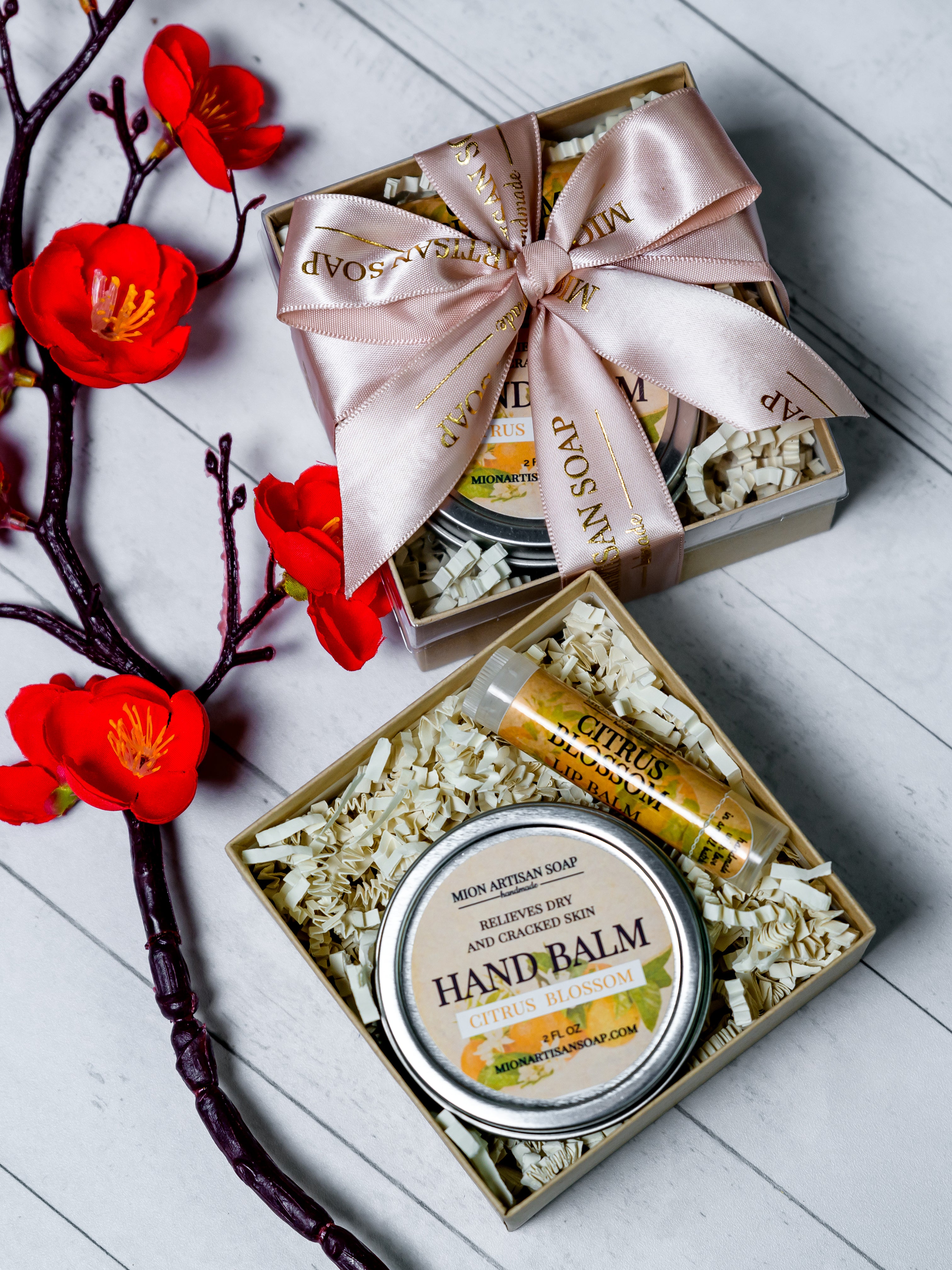 Hand and Lip Balm Set