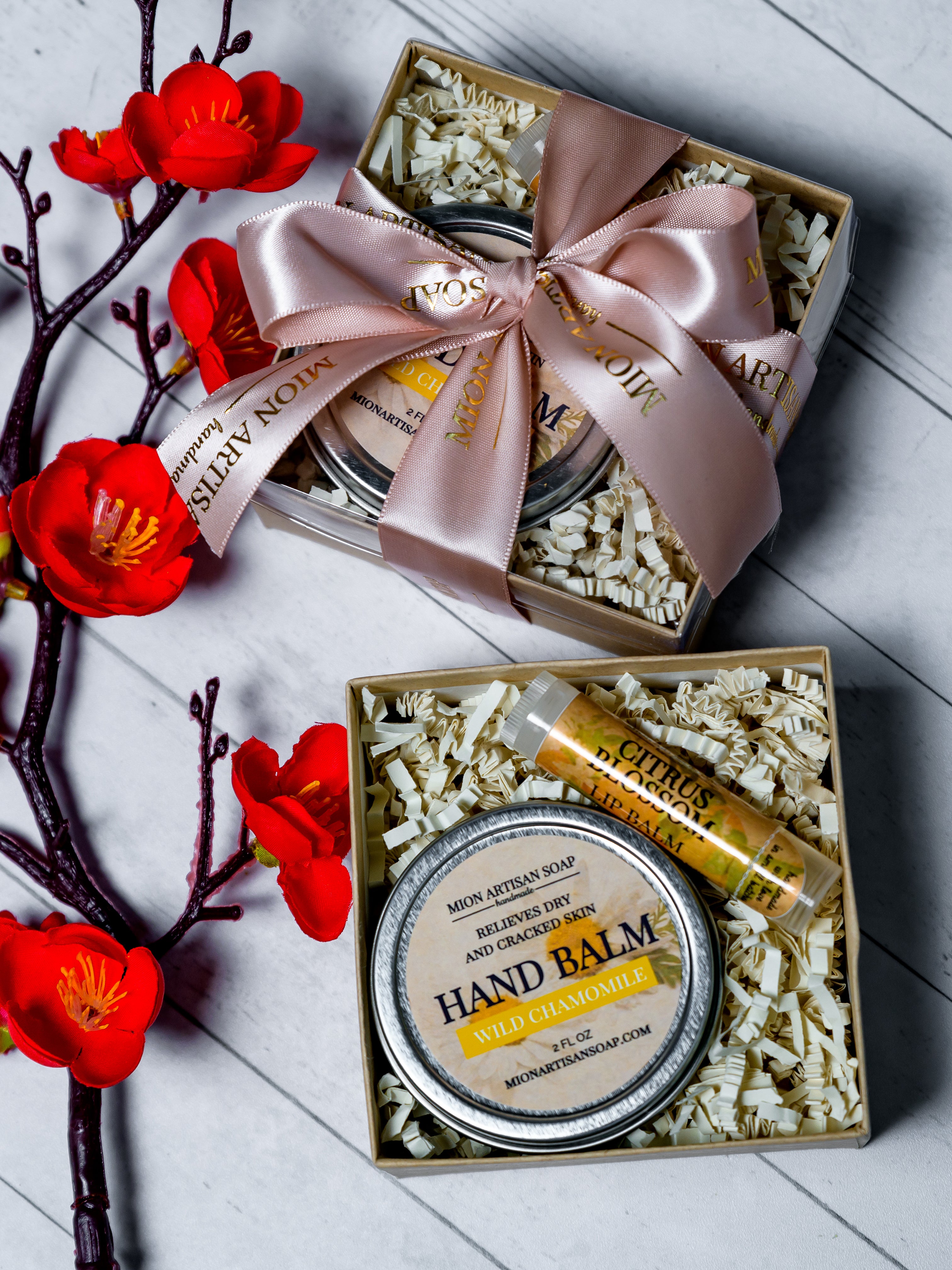 Hand and Lip Balm Set