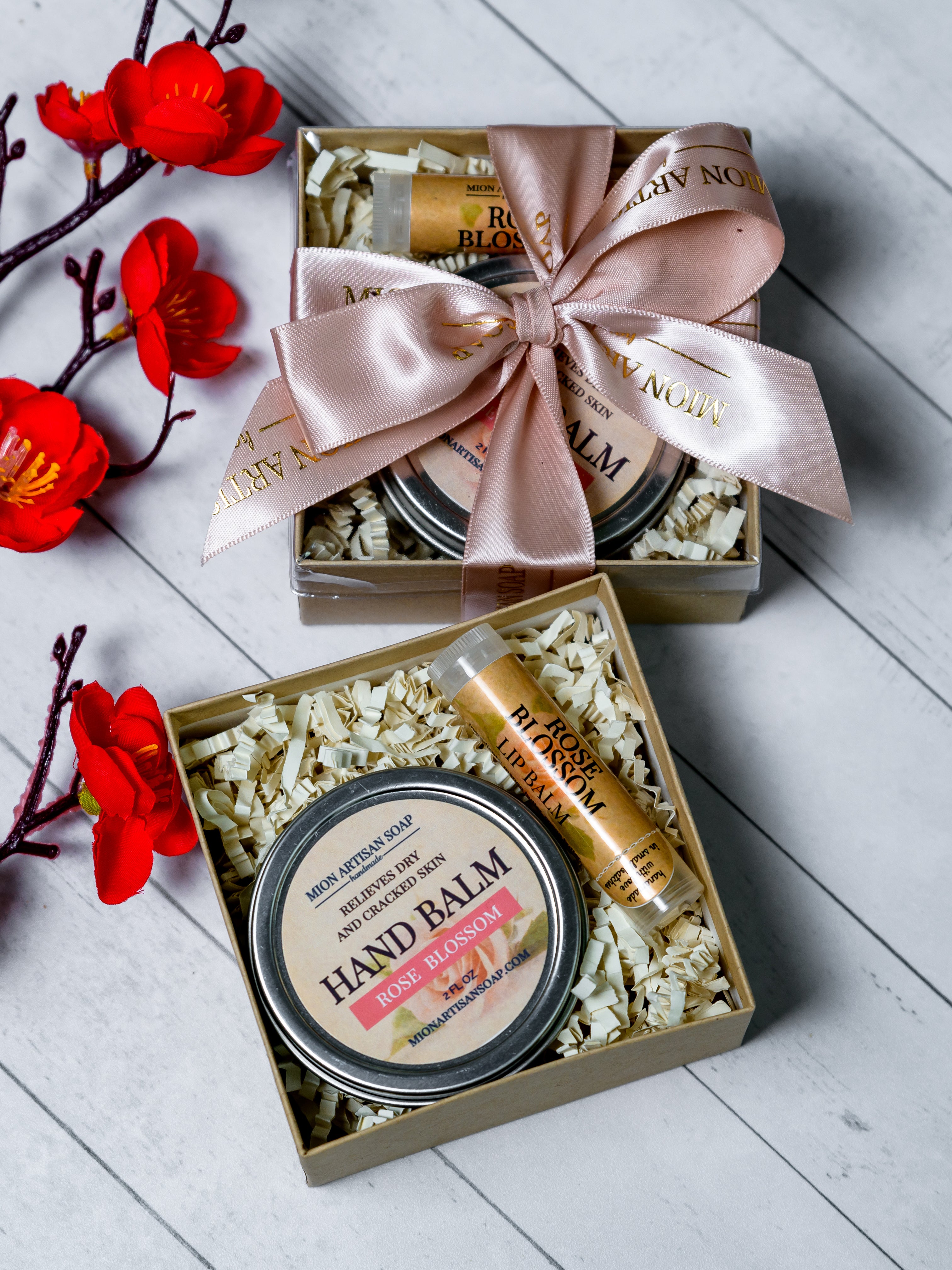 Hand and Lip Balm Set