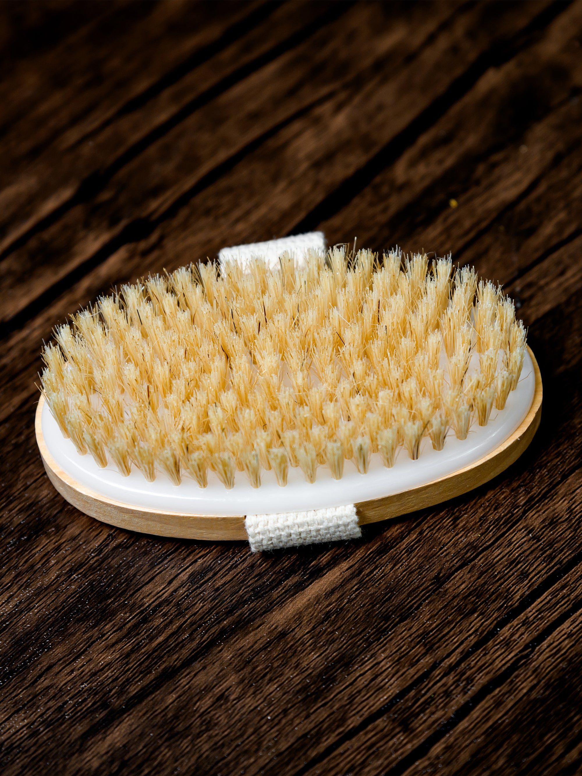 Dry Body Brush with Natural Bristles | Soft to Medium