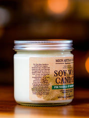 Fir Needle & Rosemary Soy Wax Candle | Long Lasting | 100% Natural