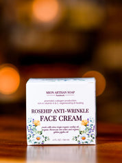 Rosehip Anti-Wrinkle Face Cream | Light Texture | Rich in Vitamins A & C