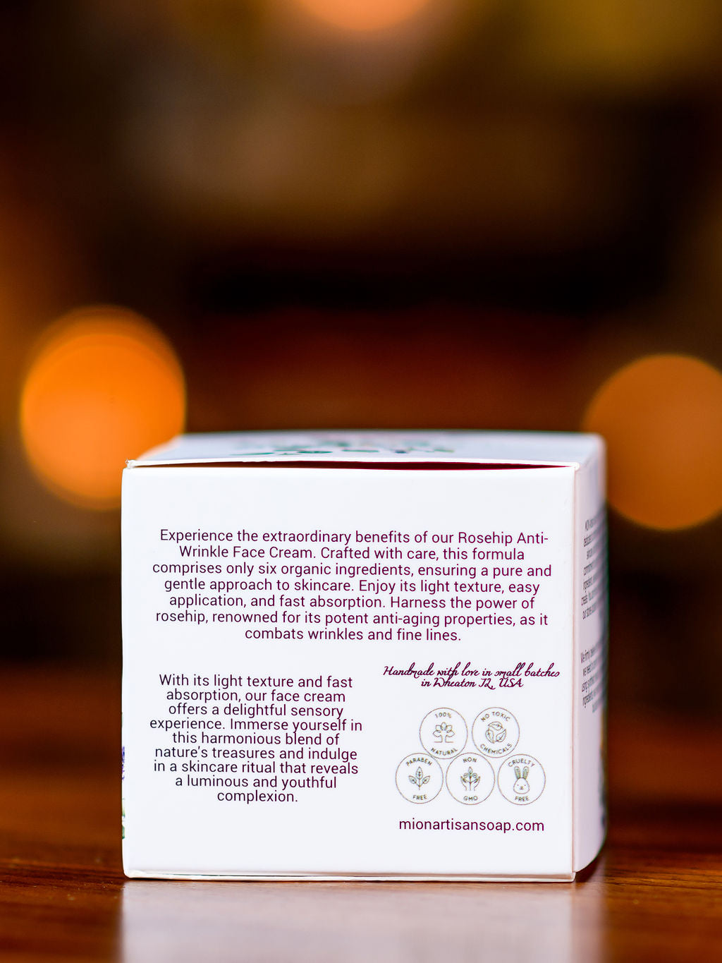 Rosehip Anti-Wrinkle Face Cream | Light Texture | Rich in Vitamins A & C