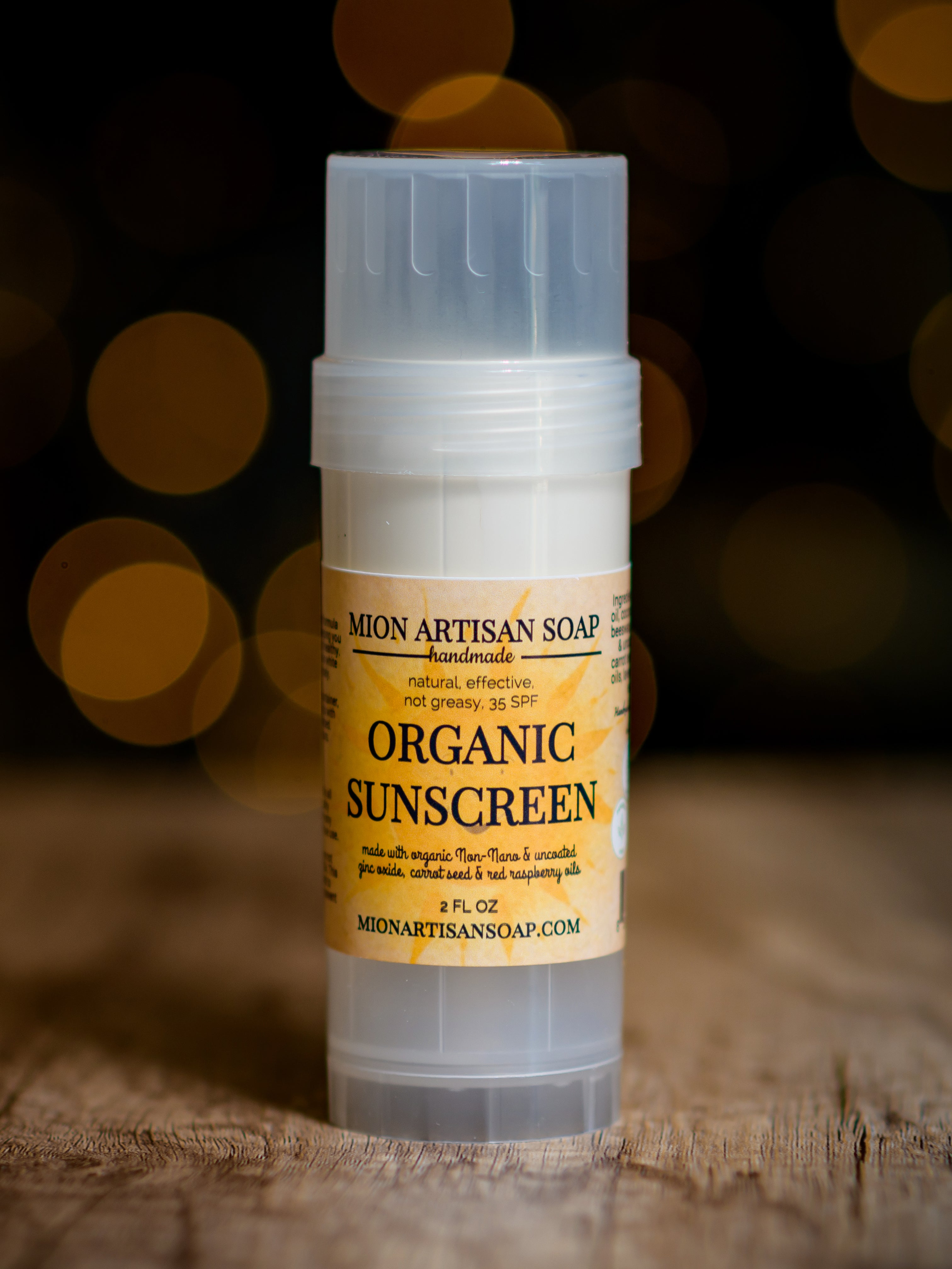 Organic Sunscreen 35 45 SPF MION Artisan Soap Co