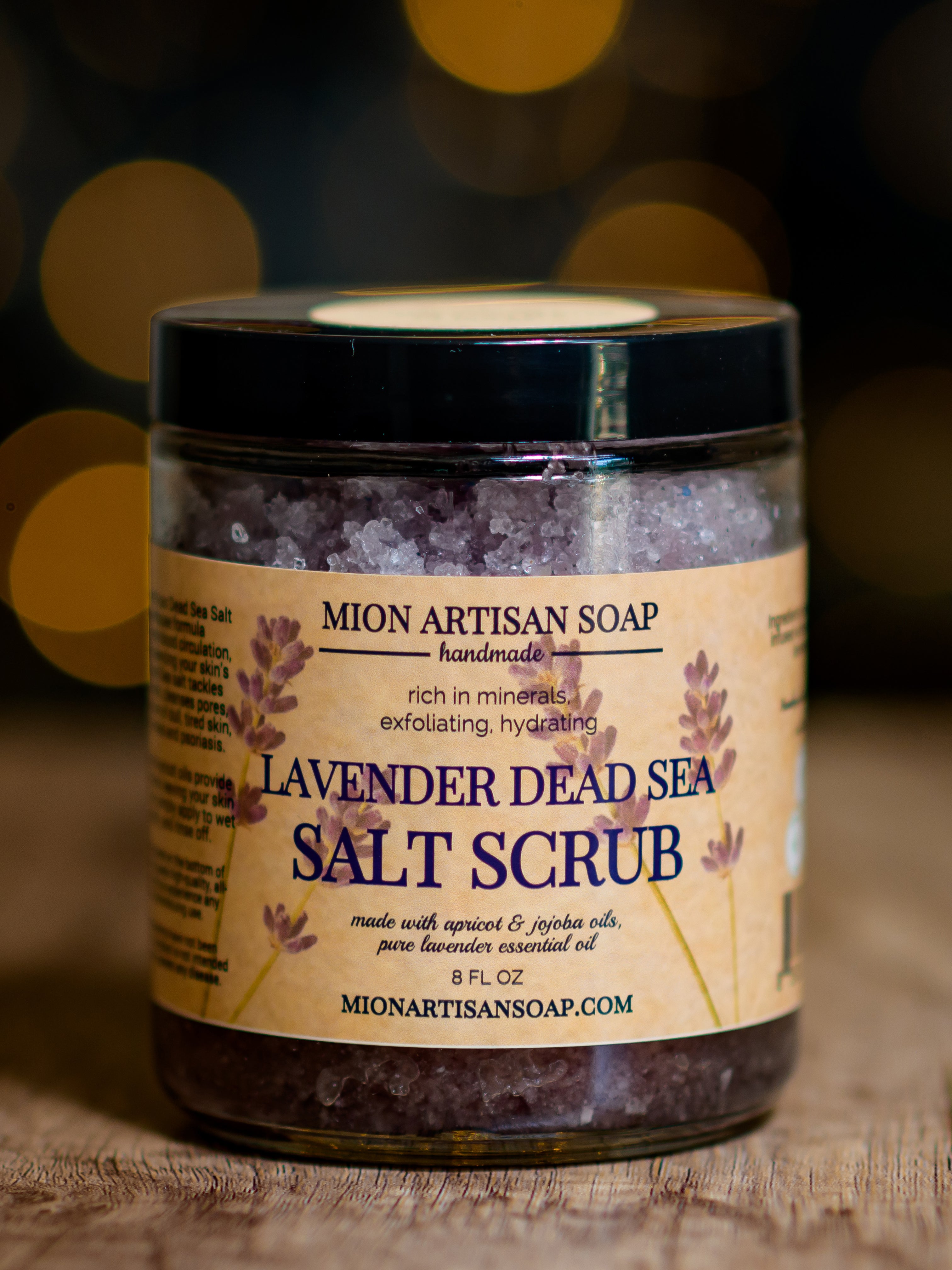 Lavender Dead Sea Salt Scrub | Medium