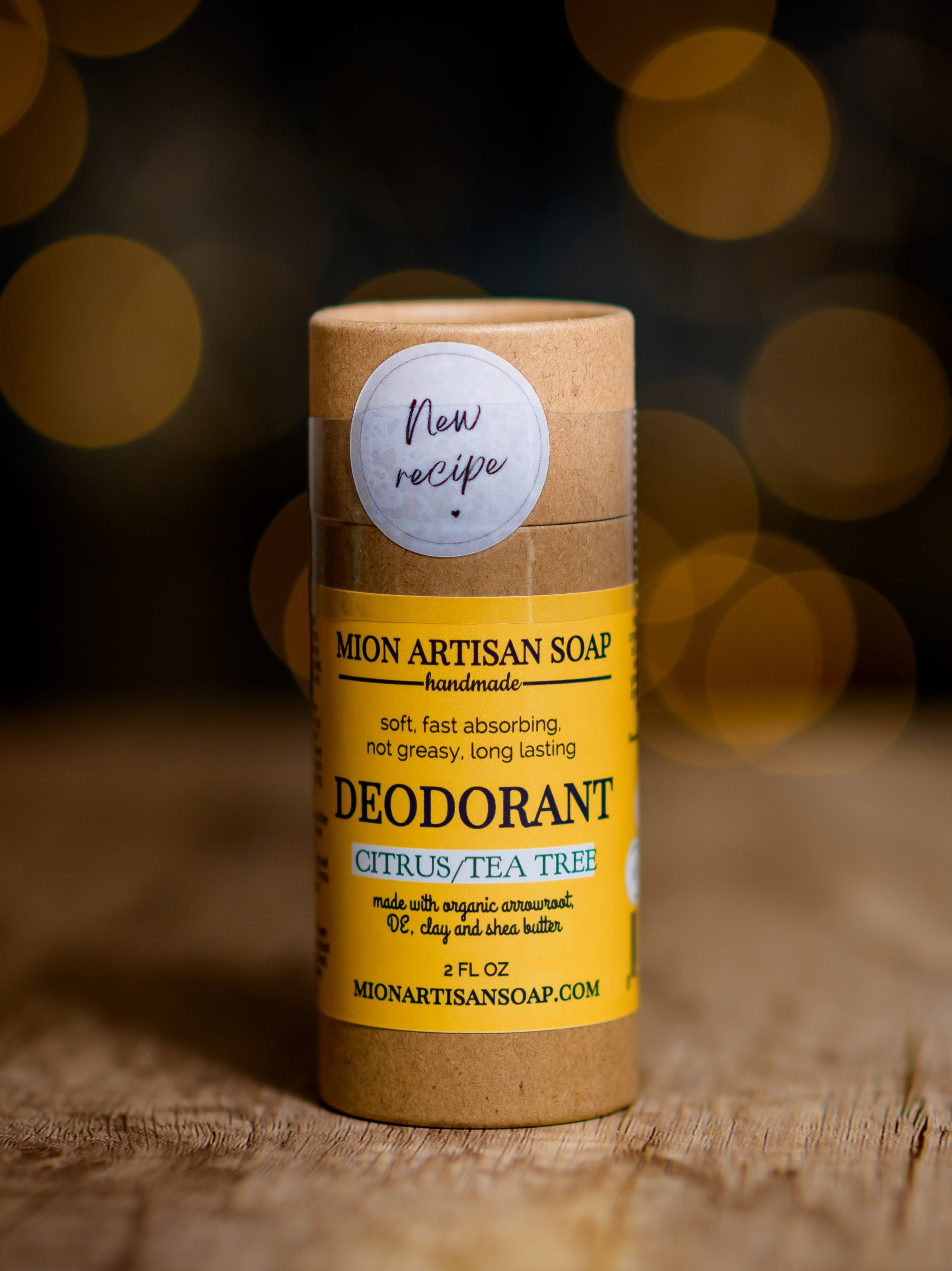 Citrus and Tea Tree Deodorant | Aluminum Free, Baking Soda Free