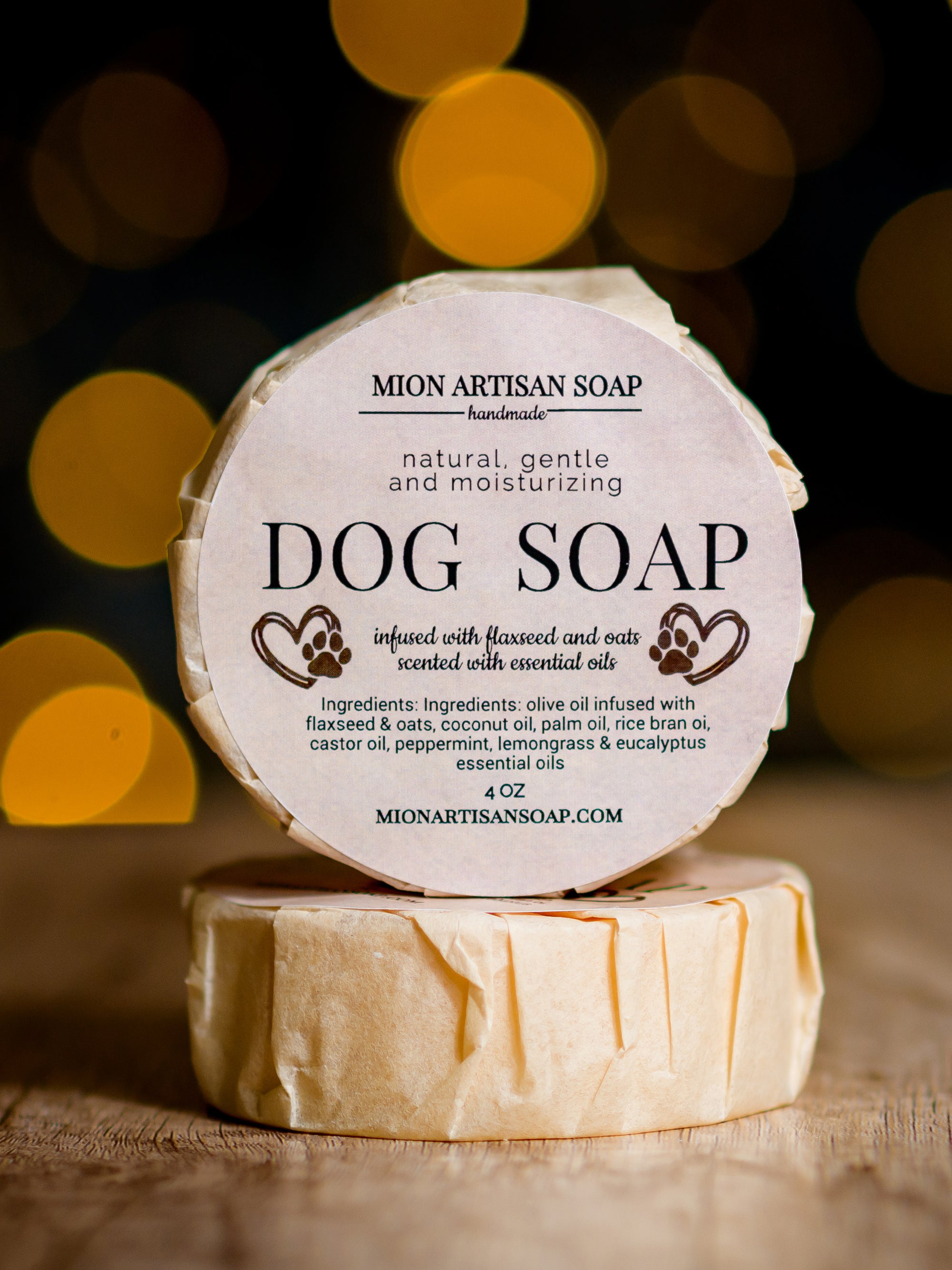 Dog Soap | Infused With Flaxseeds and Oats