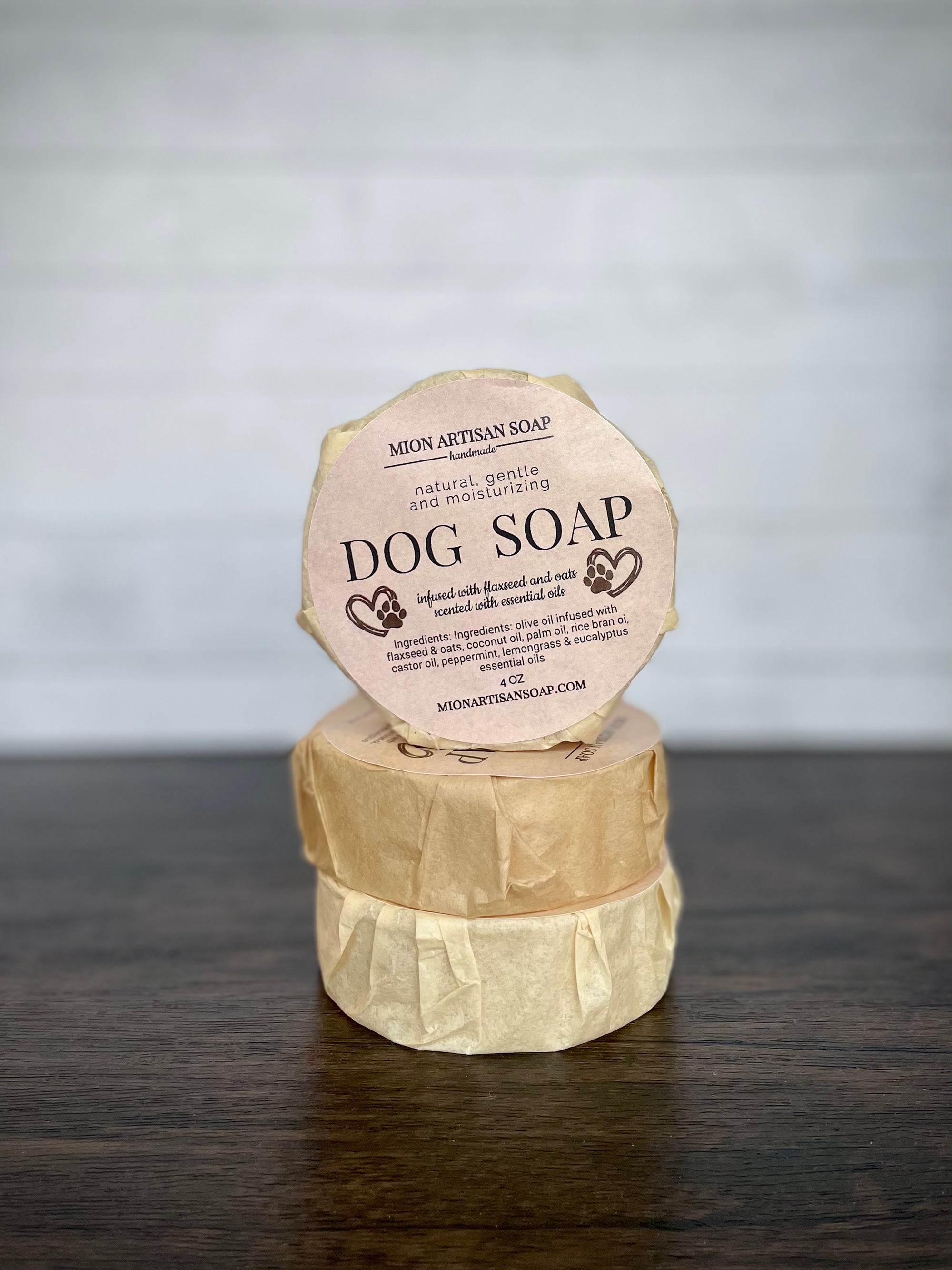 Dog Soap | Infused With Flaxseeds and Oats